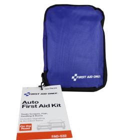 Auto First Aid Kit, 104 Pieces, Softsided