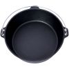 pre-Seasoned Cast Iron Dutch Oven With Skillet Lid, Outdoor Camping Deep Pot for Camping Fireplace Cooking BBQ Baking Campfire, Leg Base, 4.5 Quart