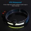 Rechargeable Motion Sensor Head Lamp 6 Light Modes COB XPG Head Light Torch Flashlight 270¬∞ Beam IPX5 Waterproof for Fishing Running Camping Hiking