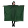 Multi-Usage Lightweight Hooded Rain Poncho Picnic Mat Blanket Sun Shelter