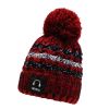 Winter Hats for Woman Thicker Beanies Knitted Cap Girls Autumn Beanie Chenille Ball Hats Fleece-lined Warmer Bonnet Casual Cap