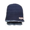 Coral Fleece Scarf Winter Hat Soft Men's Beanie —à–∞–ø–∫–∞ –º—É–∂—Å–∫–∞—è Warm Hat gorras hombre Knitted Double Layer Cap touca masculina