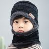 Coral Fleece Scarf Winter Hat Soft Men's Beanie —à–∞–ø–∫–∞ –º—É–∂—Å–∫–∞—è Warm Hat gorras hombre Knitted Double Layer Cap touca masculina