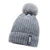 Winter Hats for Woman Thicker Beanies Chenille Ball Knitted Cap Girls Autumn Beanie Hats Fleece-lined Warmer Bonnet Casual Cap