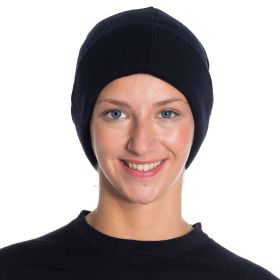 2024 Winter Acrylic Beanies for Women Soft Warm Beanie Hat (Color: Navy)