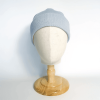 Light Blue Warm Solid Color Knitted Beanies Hat for Boys Girls