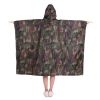 Multi-Usage Lightweight Hooded Rain Poncho Picnic Mat Blanket Sun Shelter