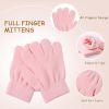 Kids Winter Beanie Hat Scarf Gloves Set Knit Warm