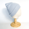 Light Blue Warm Solid Color Knitted Beanies Hat for Boys Girls