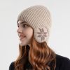 Stay Warm & Protected This Winter: Unisex Snow Flake Earmuff & Knitted Beanie Hat Set