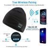 Soft Wireless Beanie Headphone Hat Wireless V4.2 Noise Cancellation Stereo Earphones Cap