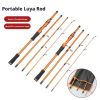 Travel Fishing Rods, 4-Pack, Spinning, Casting and Fly Fishing Models, Titanium Oxide LTS Ring Guides, Fine Cork Handles and Travel Tubes