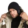 Unisex Classic Plush Winter Hat Beanie Hat with Earmuff Thick Faux Fur